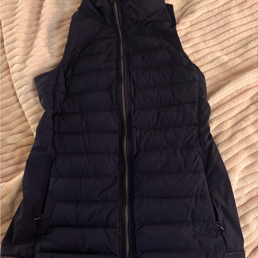 lululemon athletica Navy Quilted Down-Style Vest
